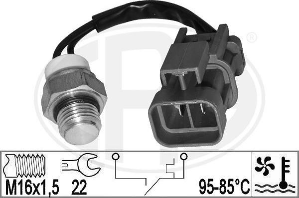 ERA 331040 - Prekidač temperature, ventilator radijatora / klima uređaja www.molydon.hr