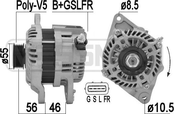 ERA 209448A - Alternator www.molydon.hr