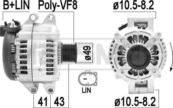 ERA 209454 - Alternator www.molydon.hr