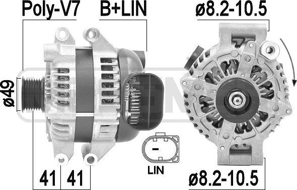 ERA 209455 - Alternator www.molydon.hr