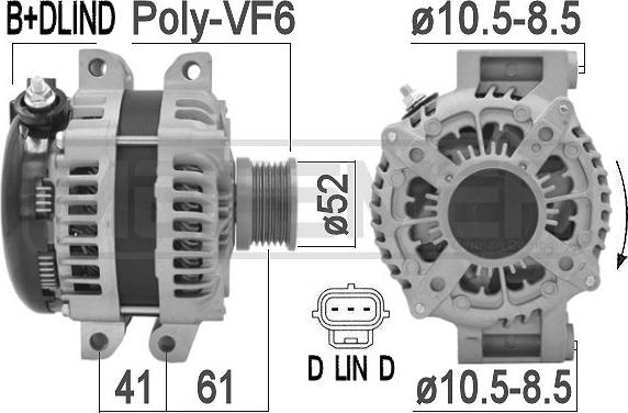 ERA 209460A - Alternator www.molydon.hr