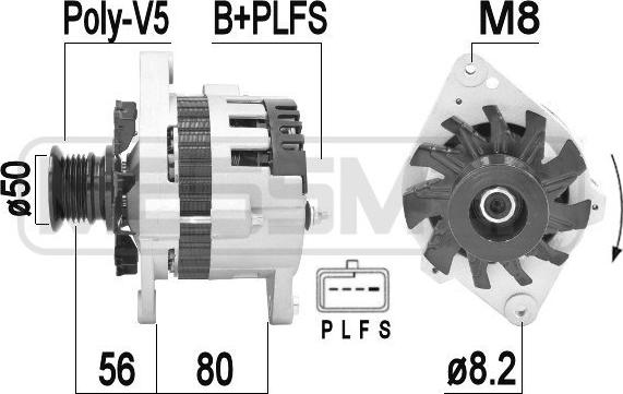 ERA 209461A - Alternator www.molydon.hr