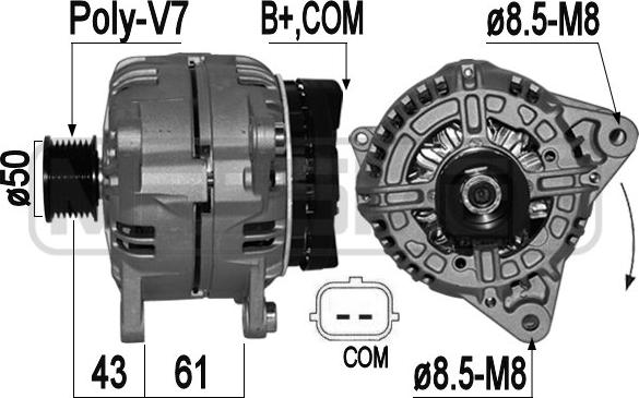 ERA 209404A - Alternator www.molydon.hr