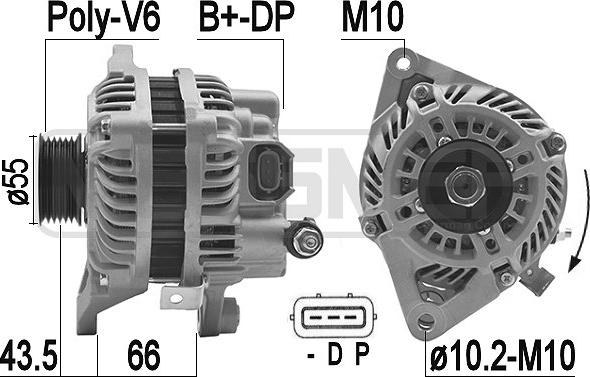 ERA 209405A - Alternator www.molydon.hr