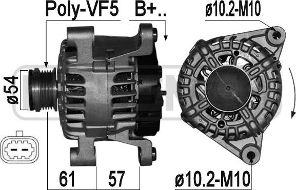 ERA 209406 - Alternator www.molydon.hr