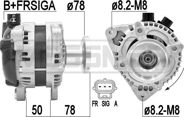 ERA 209419A - Alternator www.molydon.hr