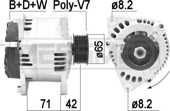 ERA 209415A - Alternator www.molydon.hr