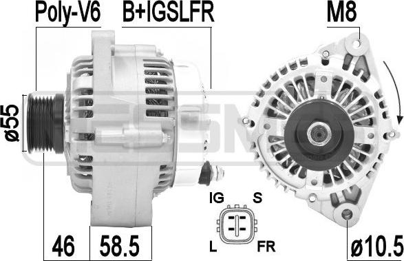 ERA 209411A - Alternator www.molydon.hr