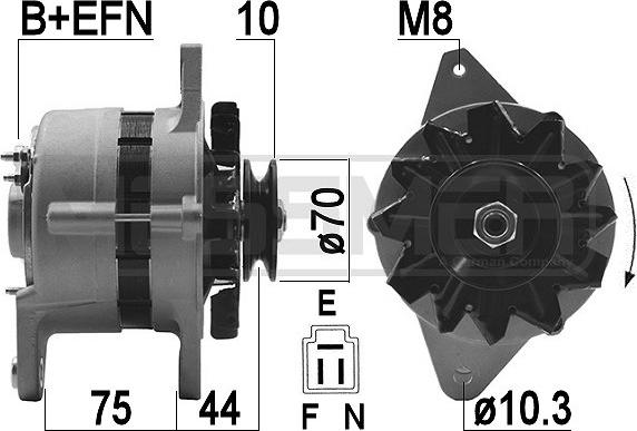 ERA 209484A - Alternator www.molydon.hr