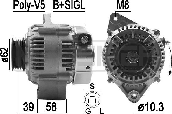 ERA 209485A - Alternator www.molydon.hr