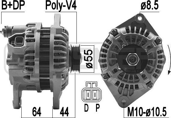 ERA 209487A - Alternator www.molydon.hr