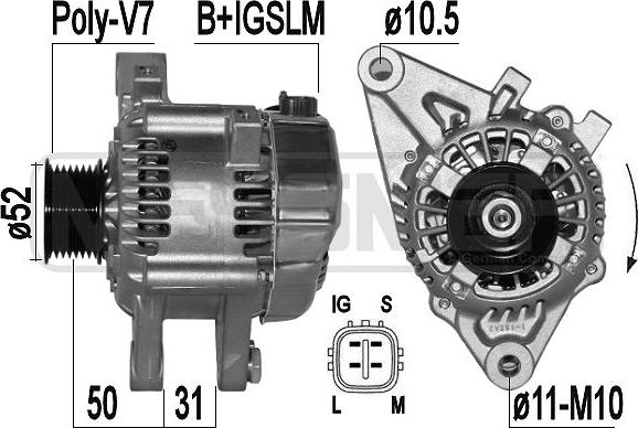 ERA 209427A - Alternator www.molydon.hr