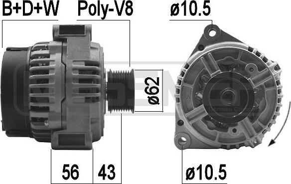 ERA 209479A - Alternator www.molydon.hr