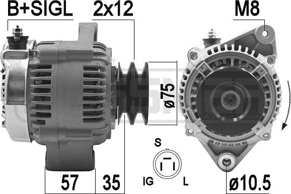 ERA 209474A - Alternator www.molydon.hr