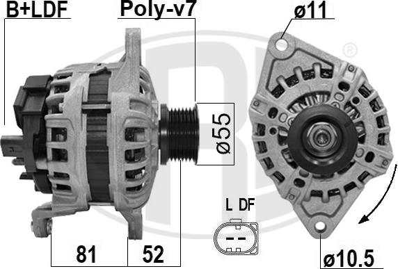 ERA 209478 - Alternator www.molydon.hr