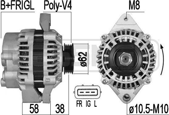 ERA 209540A - Alternator www.molydon.hr