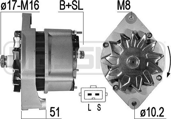 ERA 209541A - Alternator www.molydon.hr