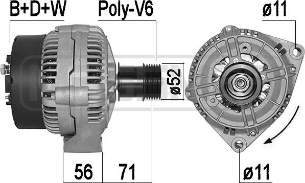 ERA 209559A - Alternator www.molydon.hr