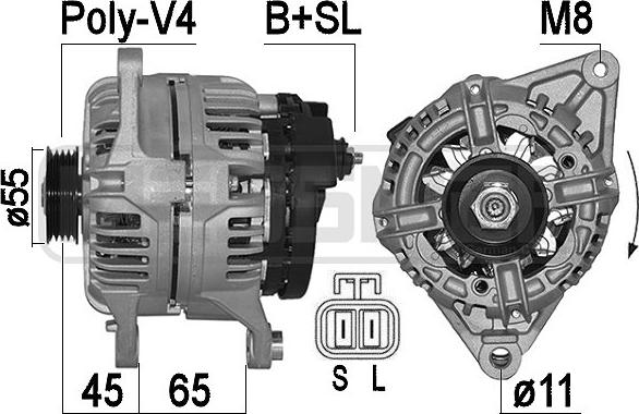 ERA 209552A - Alternator www.molydon.hr