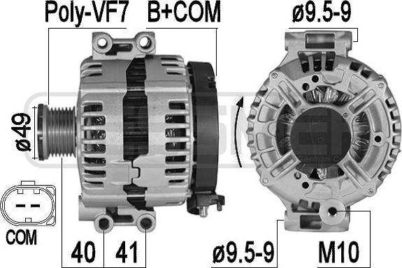 ERA 209557A - Alternator www.molydon.hr