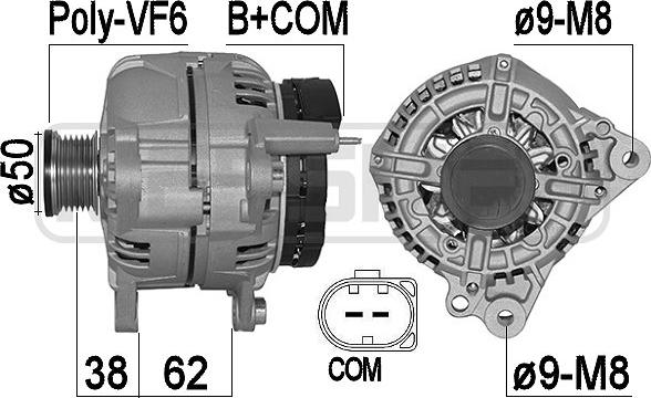 ERA 209566A - Alternator www.molydon.hr