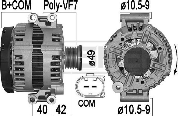 ERA 209560A - Alternator www.molydon.hr