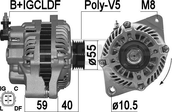 ERA 209500A - Alternator www.molydon.hr