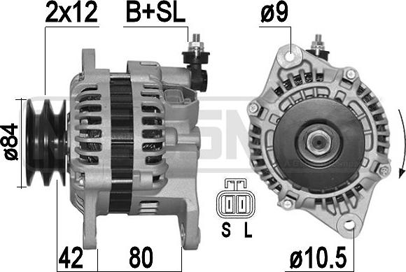 ERA 209507A - Alternator www.molydon.hr