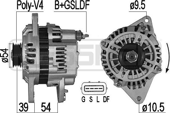 ERA 209514A - Alternator www.molydon.hr