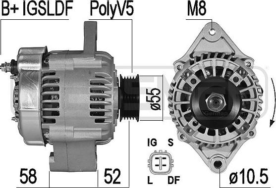 ERA 209516A - Alternator www.molydon.hr