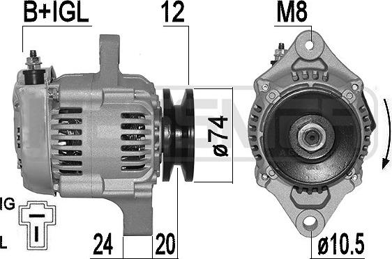 ERA 209513A - Alternator www.molydon.hr