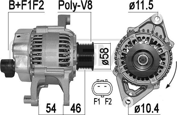 ERA 209531A - Alternator www.molydon.hr