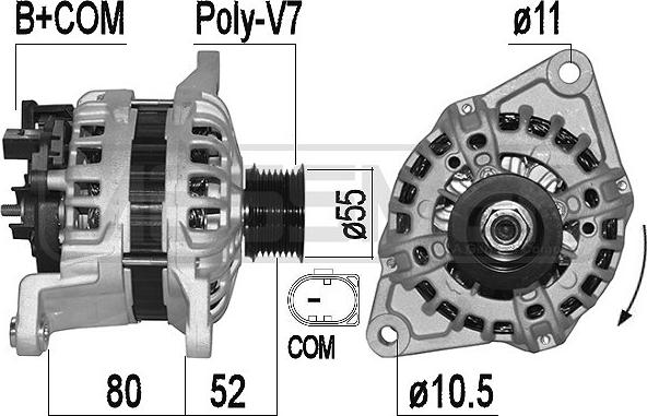 ERA 209528A - Alternator www.molydon.hr