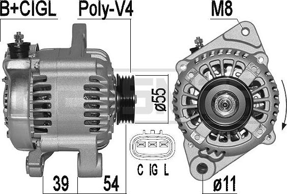 ERA 209527A - Alternator www.molydon.hr