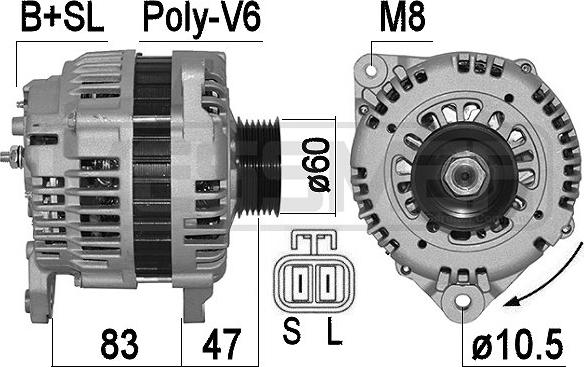 ERA 209579A - Alternator www.molydon.hr