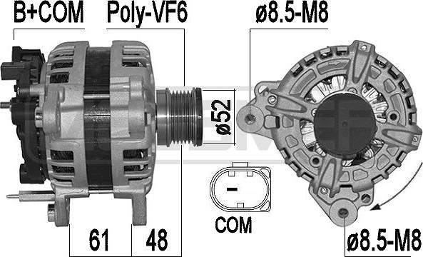 ERA 209571A - Alternator www.molydon.hr