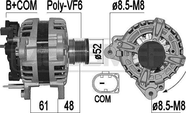 ERA 209571 - Alternator www.molydon.hr