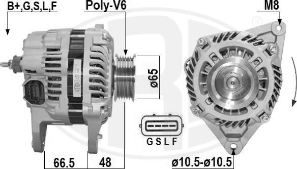 ERA 209645A - Alternator www.molydon.hr