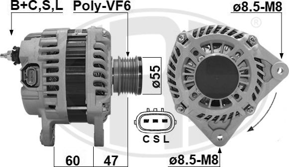 ERA 209650A - Alternator www.molydon.hr