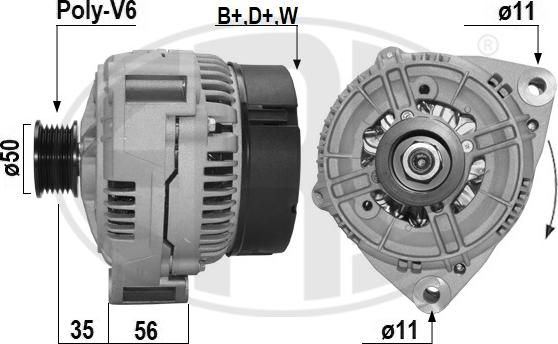 ERA 209664A - Alternator www.molydon.hr