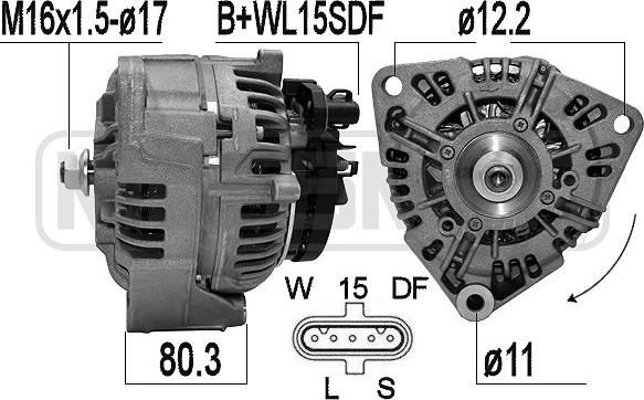 ERA 209611 - Alternator www.molydon.hr