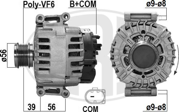 ERA 209631 - Alternator www.molydon.hr