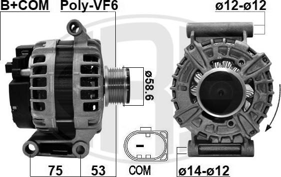 ERA 209624 - Alternator www.molydon.hr