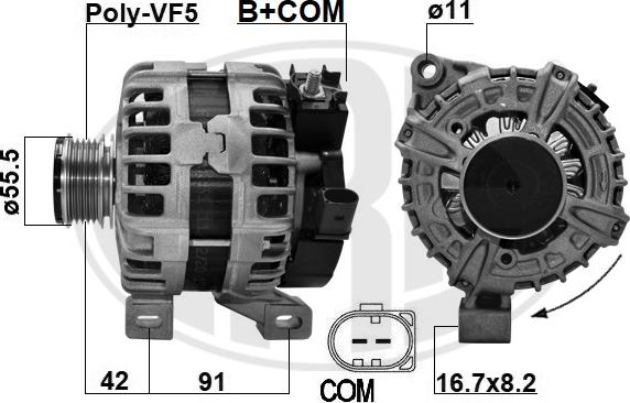 ERA 209622 - Alternator www.molydon.hr