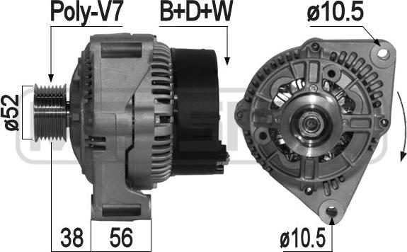 ERA 209091A - Alternator www.molydon.hr