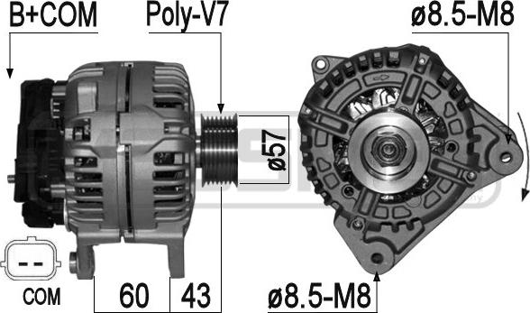 ERA 209097A - Alternator www.molydon.hr