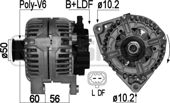 ERA 209044A - Alternator www.molydon.hr