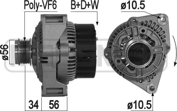 ERA 209040A - Alternator www.molydon.hr