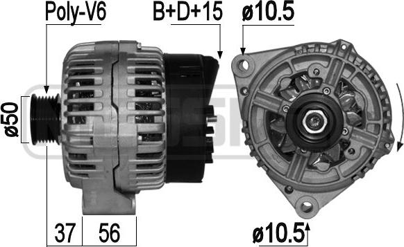 ERA 209041A - Alternator www.molydon.hr