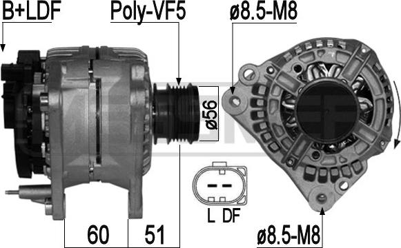 ERA 209043A - Alternator www.molydon.hr